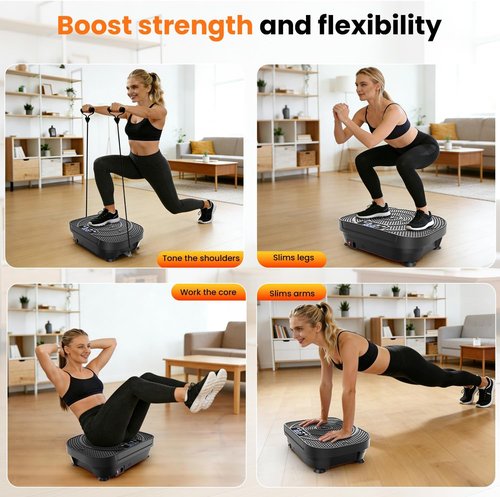 AXV Vibration Plate - Full Body Shaker Machine for Weight Loss & Lymphatic Drainage | Fitness Gym Equipment