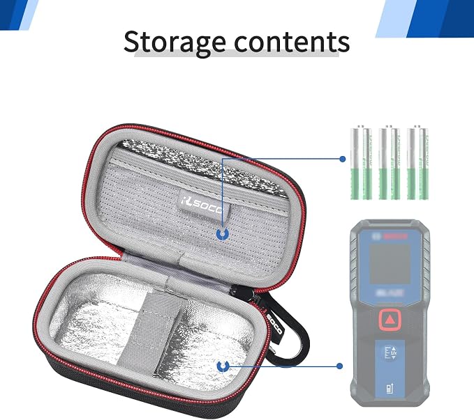 RLSOCO Carrying Case for BOSCH GLM100-23 100 Ft Blaze Laser Distance Measure