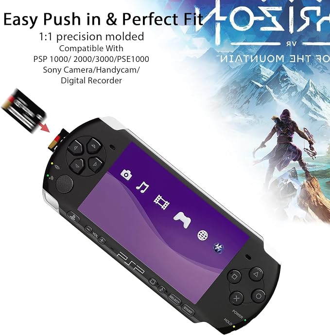 PSP Memory Stick Adapter with 128GB Micro SD Card, Micro SD/SDHC/SDXC to Memory