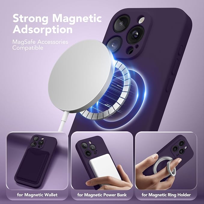 Magnetic for iPhone 15 Pro Max Case, Compatible
