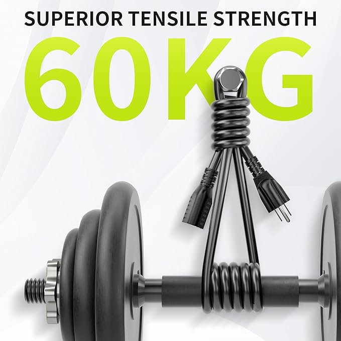 Short Extension Cord 1FT 2 Pack,16 AWG Black Power Cord Indoor for Laptops,Coffee Makers,Office Home Appliances, 3 Prong Small Extension Cable Outlet Saver,13A 125V 1625W,ETL Listed.
