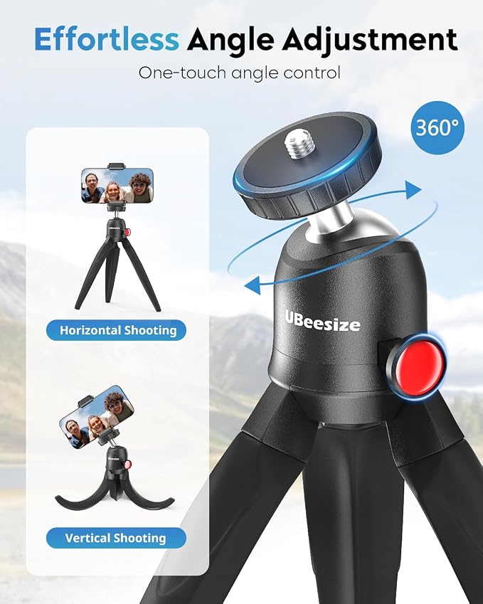 UBeesize Flexible Tripod for iPhone and Samsung