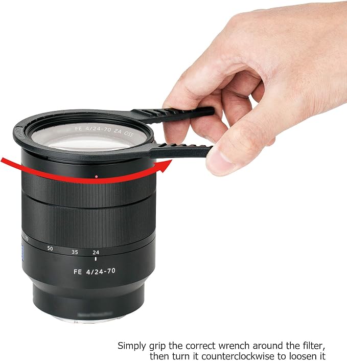 Camera Lens Filter Wrench Kit: PROfezzion 3 Pack Wrench