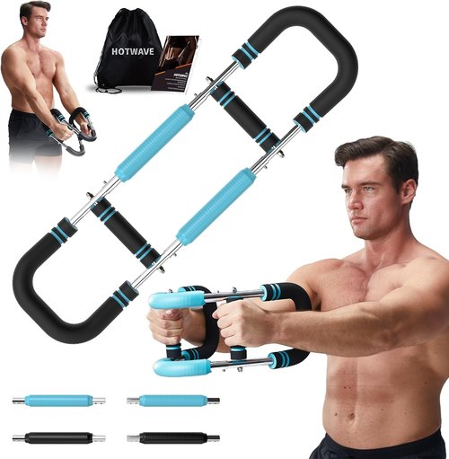 HOTWAVE Twister Arm Trainer - Adjustable Chest & Arm Exerciser for Home Fitness | Portable Upper Body Strength Kit