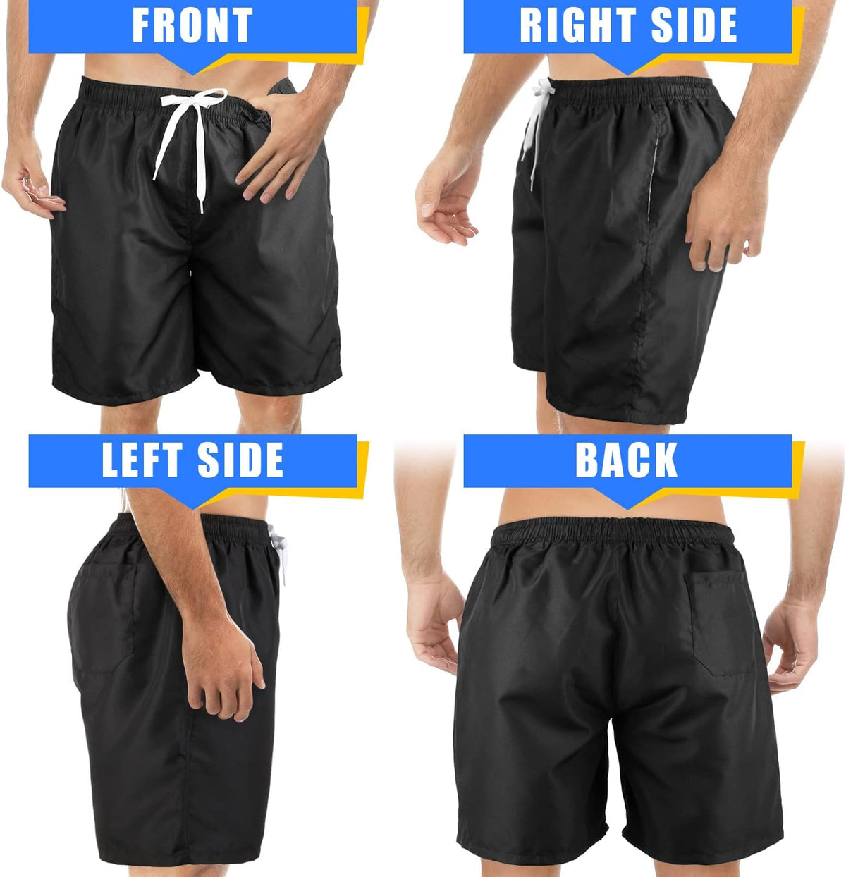 Scotamalone Men's Swim Trunks - Quick Dry 7-Inch Swimming Shorts with Mesh Lining | Stylish Bathing Suits