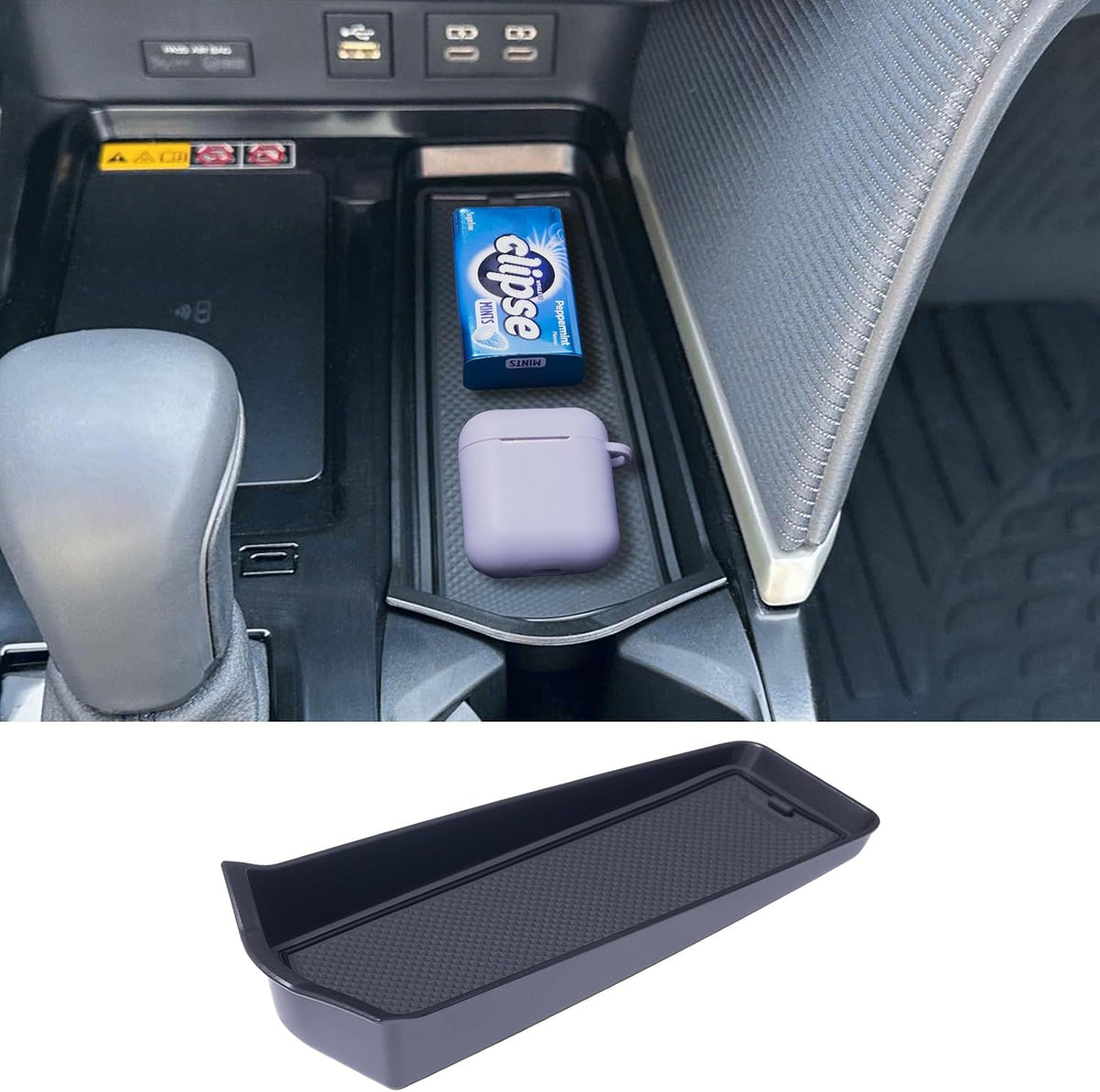 TOPINSTALL Premium Front Center Console Tray for 2025 2026 Toyota Camry