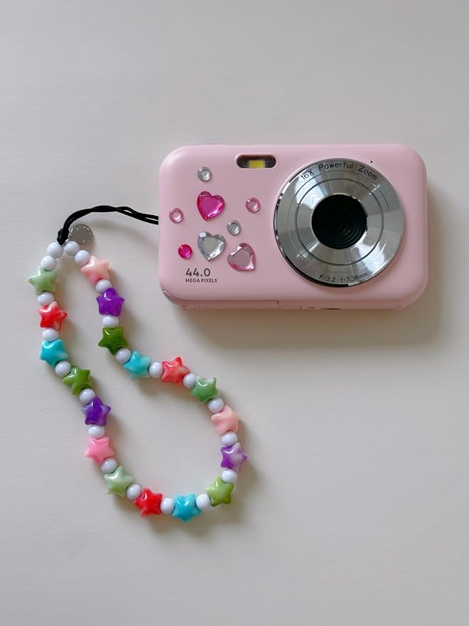 Drawwind Phone Charm Beaded Wristlet Strap Universal Cell Phone Lanyard Cute