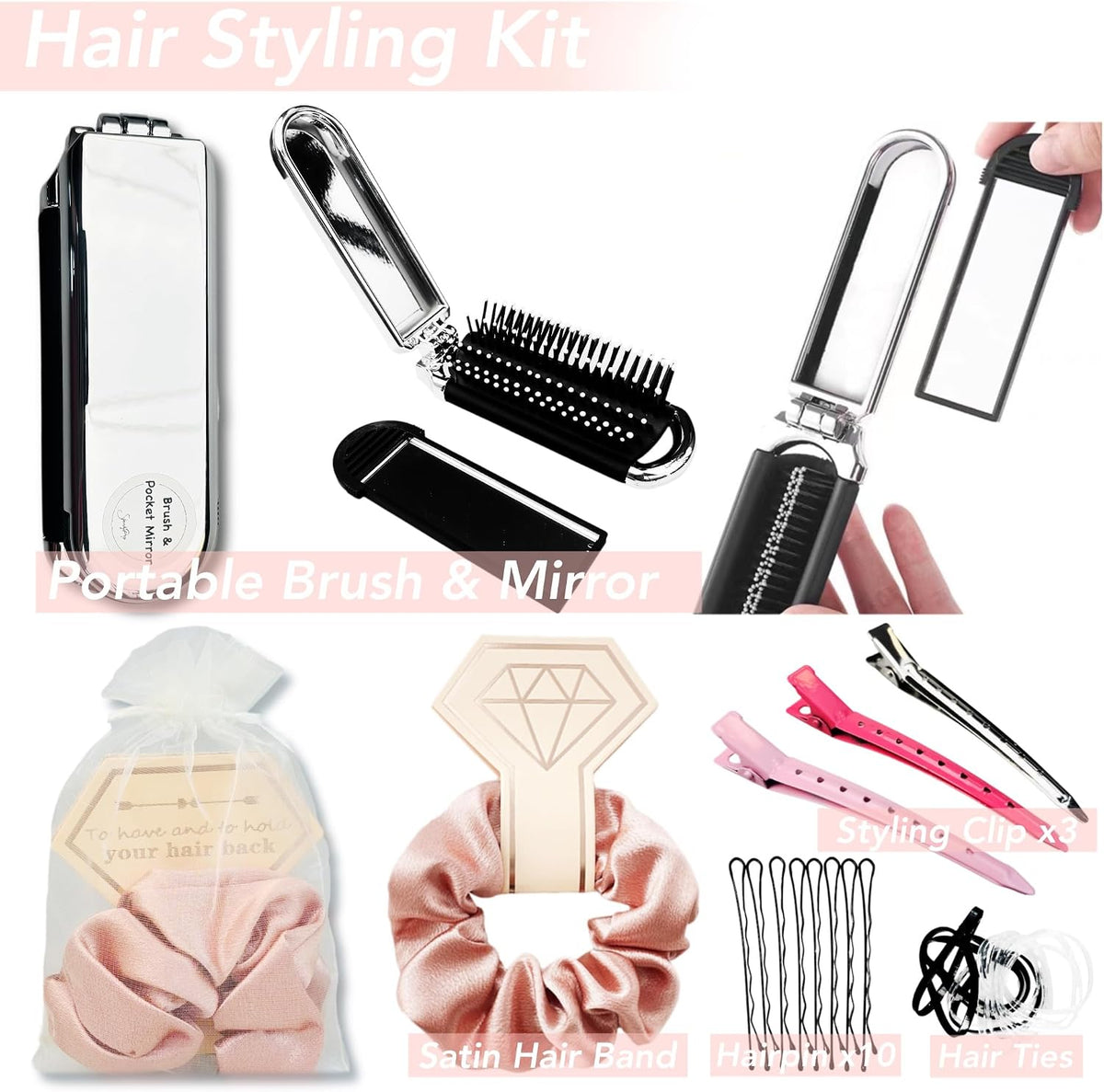 Women's Emergency Kit for Weddings 29 Essential Items for Brides Daily Use All in One Travel Kit Personal Care Survival Set for Team Bride