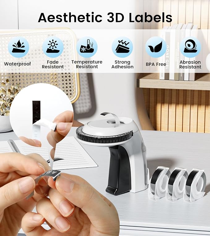 Embossing Label Maker Machine