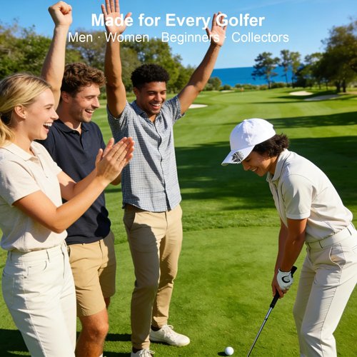 Funny Golf Ball Marker with Magnetic Hat Clip, 1-Pack Unique Spacecraft Design Golf Marker for Putting Green, Easy to See on Green, Durable Zinc Alloy Personalized Golf Accessories Gift for Men Women