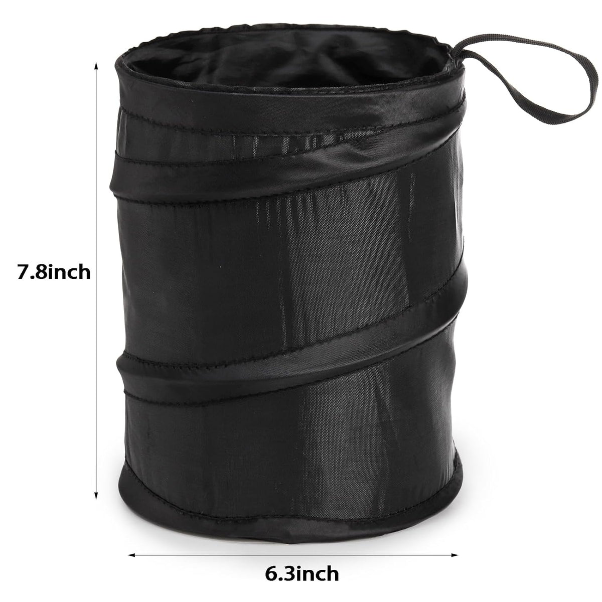 yarlung 6 Pack Car Trash Can, Collapsible Pop-up Car Garbage Can, Waterproof Small Trash Bag Portable Rubbish Bin for Automotive