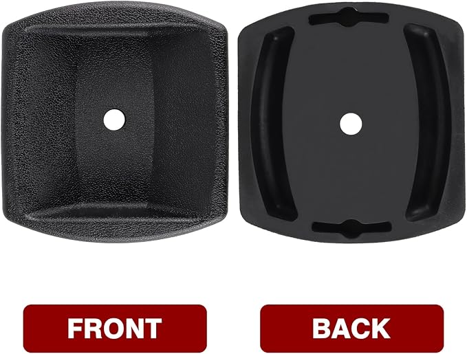 Jack Wheel Chock, Heavy Duty Reinforced Dual Trailer Swirl Jack Caster Wheel Dock, Rubber Double Wheel Chock for Caravans and Trailers Camper Tent