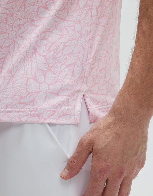 M MAELREG Golf Shirts for Men - Lightweight Moisture-Wicking Polo with Stylish Print Patterns | Short Sleeve