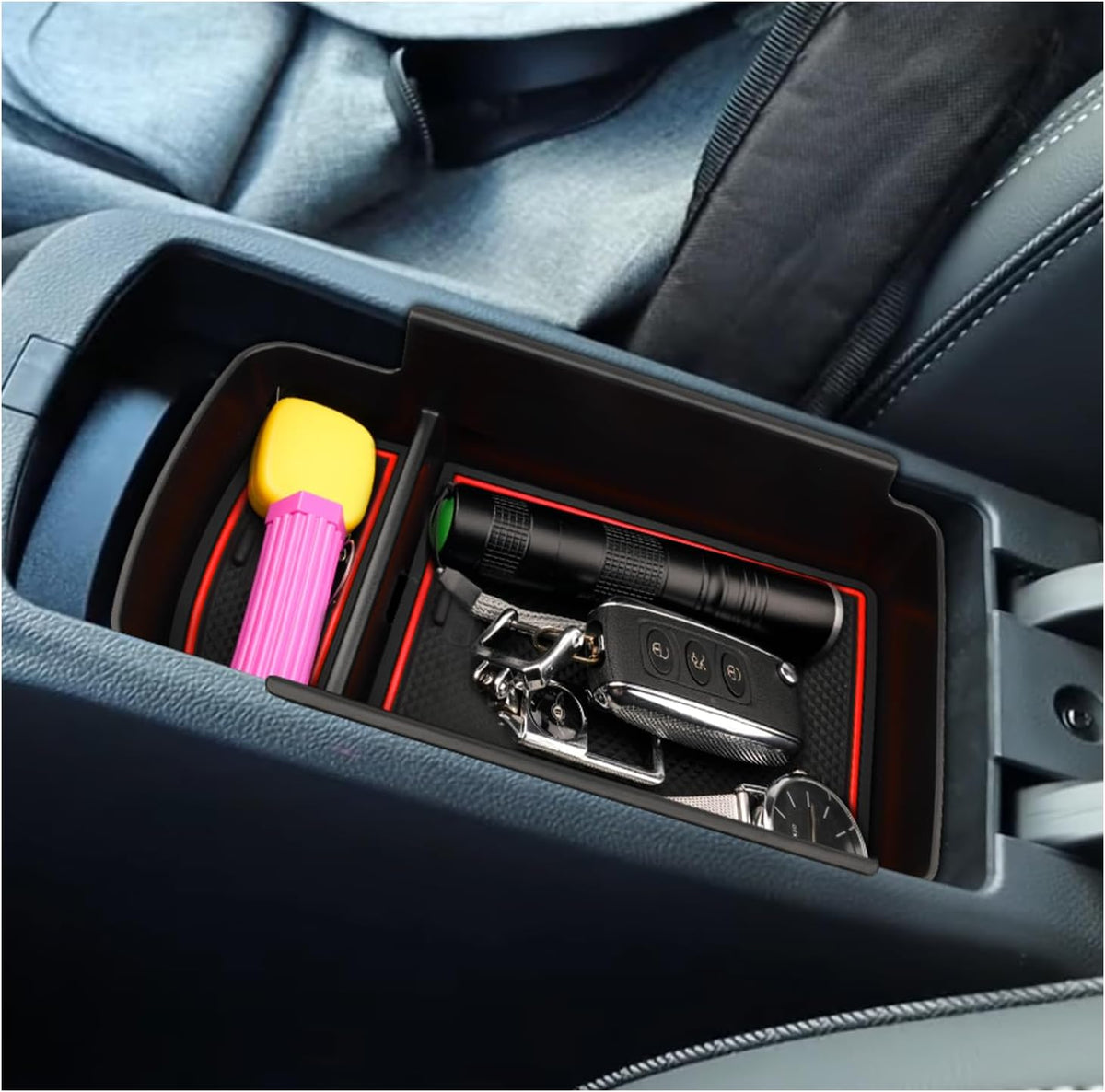 SXCY Fit for 2025 2026 Buick Envista Console Organizer Tray (red)