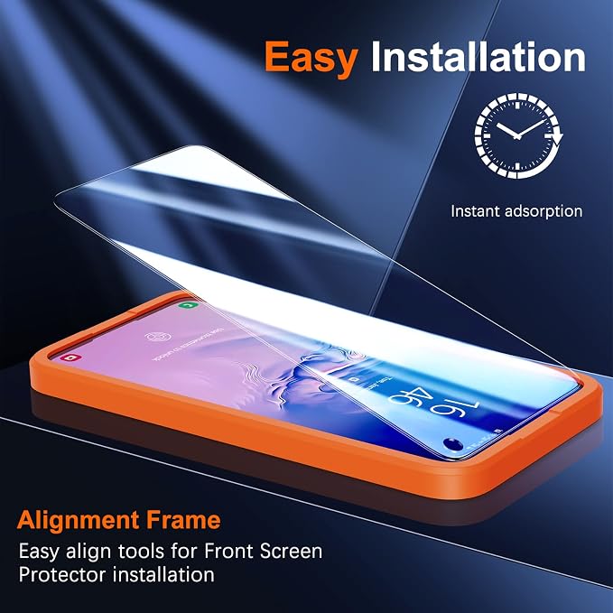 UniqueMe [3 Pack for Samsung Galaxy S10e Screen Protector, Tempered Glass 9H