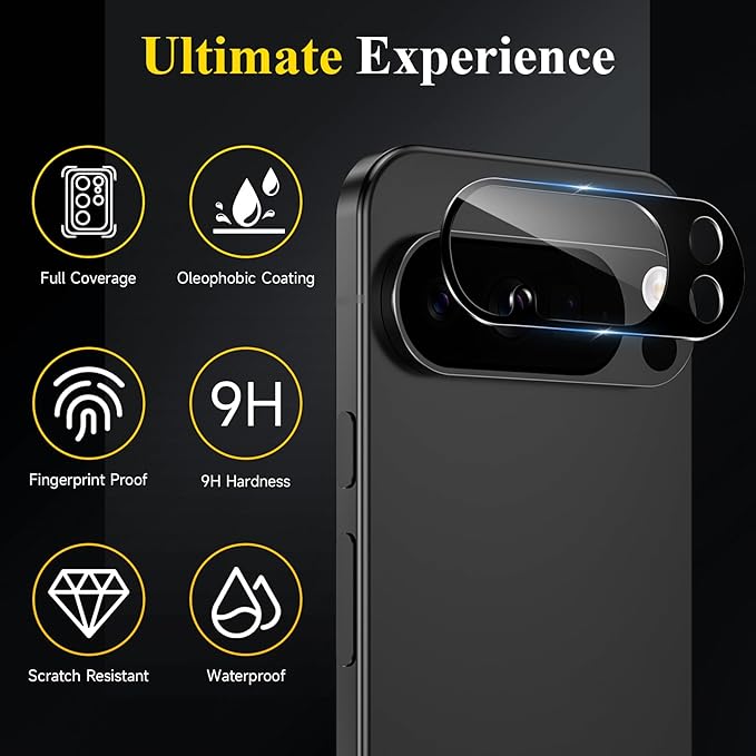 4 Pack Camera Lens Screen Protector Compatible