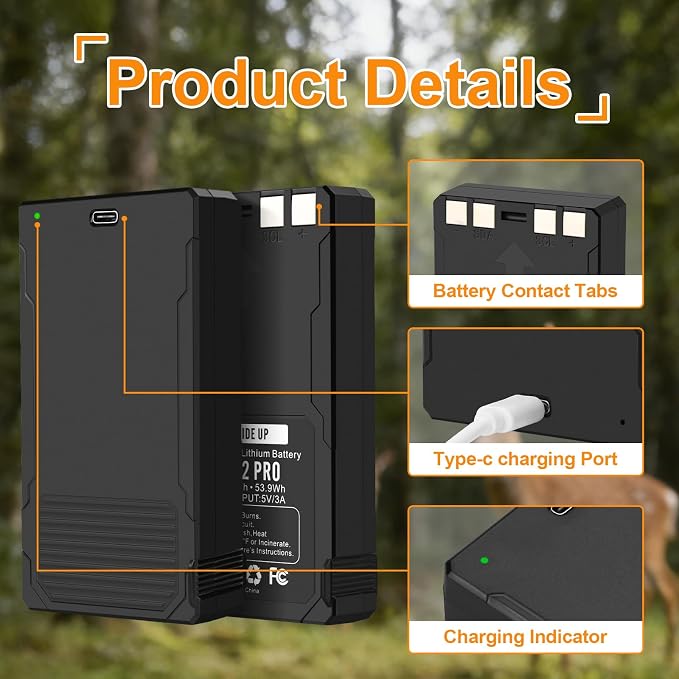 ANTIEE 2 Pack 7000mAh LIT-22 Pro Battery Replacement