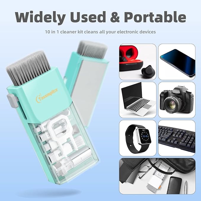 Tassmpitor Laptop Cleaning Kit, All in 1 Keyboard Cleaning kit