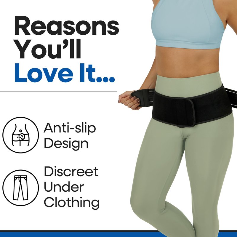 SI Belt Sacroiliac Belt | Sciatica Pain Relief Brace for Sciatic Pain | Trochanteric Stabilizer Pelvic Band | SI Joint Belts for Women Men | Hip Support Brace Women Men for Lower Back Support | REG
