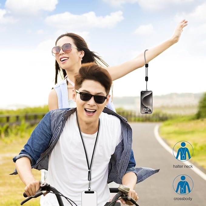 takyu Phone Lanyard, 2 Pack Adjustable CellPhone Lanyard Crossbody Neck Strap