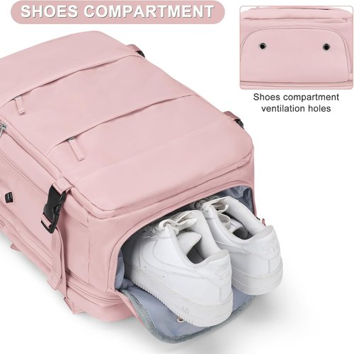 Coofay Expandable Travel Backpack - Airline Approved Waterproof Design | Versatile Carry-On for Men & Women