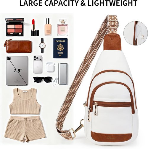 BIAVOI Crossbody Purse - Anti-Theft RFID Blocking Sling Bag for Women | Small Vegan Leather Travel Bag