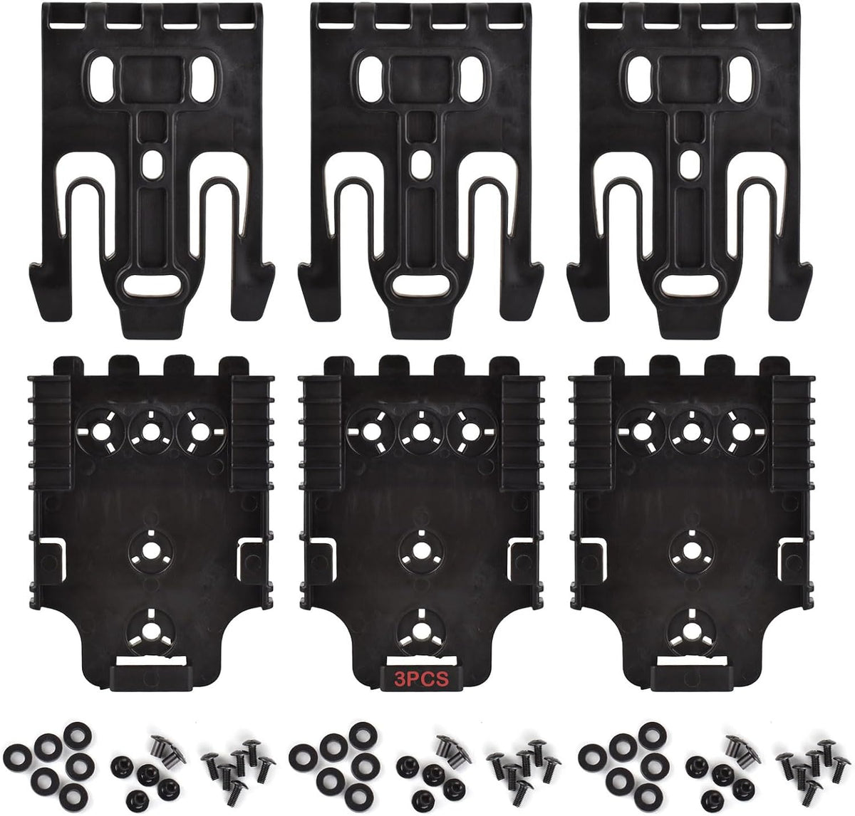 QLS Kit Quick Locking Belt Accessories Holsters Locking System Accessories Quick Connect Drop Leg Holster and Belt Accessories Platform Attachment Mid-Ride Universal Belt Loop