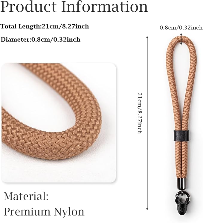 VOVMOEYA Camera Wrist Strap Rope, Camera Hand Strap Compatible