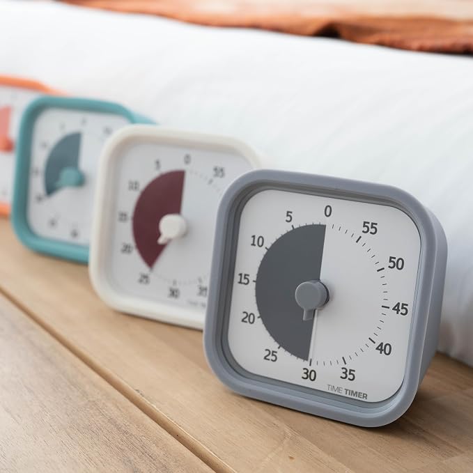 Time Timer MOD 60-Minute Visual Timer, Home Edition, Silent Operation, Study