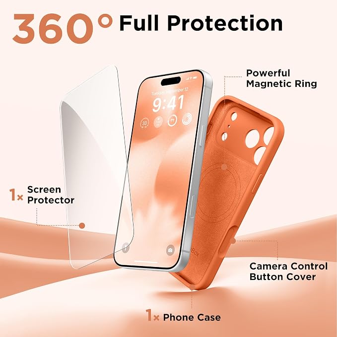 GolbinBox Magnetic for iPhone 17 Pro Case, Compatible