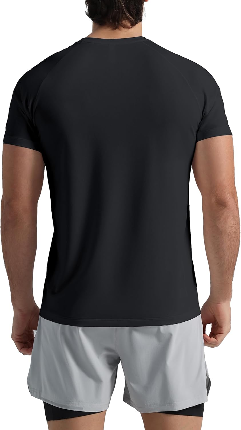Pioneer Camp Men's Performance Running Shirt - Moisture Wicking & UPF 50+ Short Sleeve Gym Top