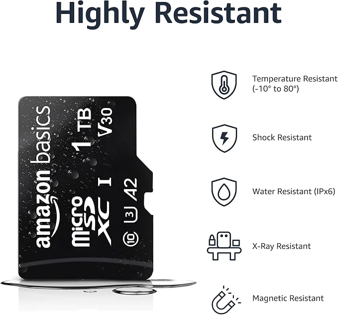 Amazon Basics microSDXC Memory Card