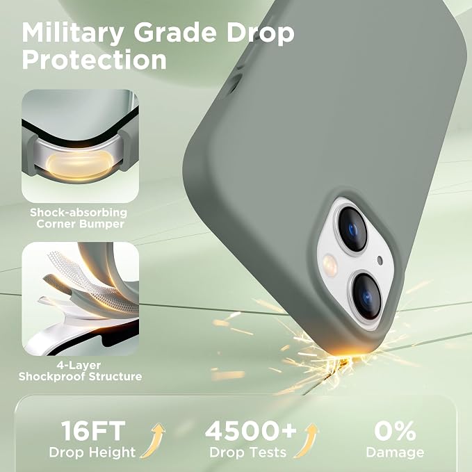 GolbinBox Magnetic for iPhone 13 Case & iPhone 14 Case, Compatible