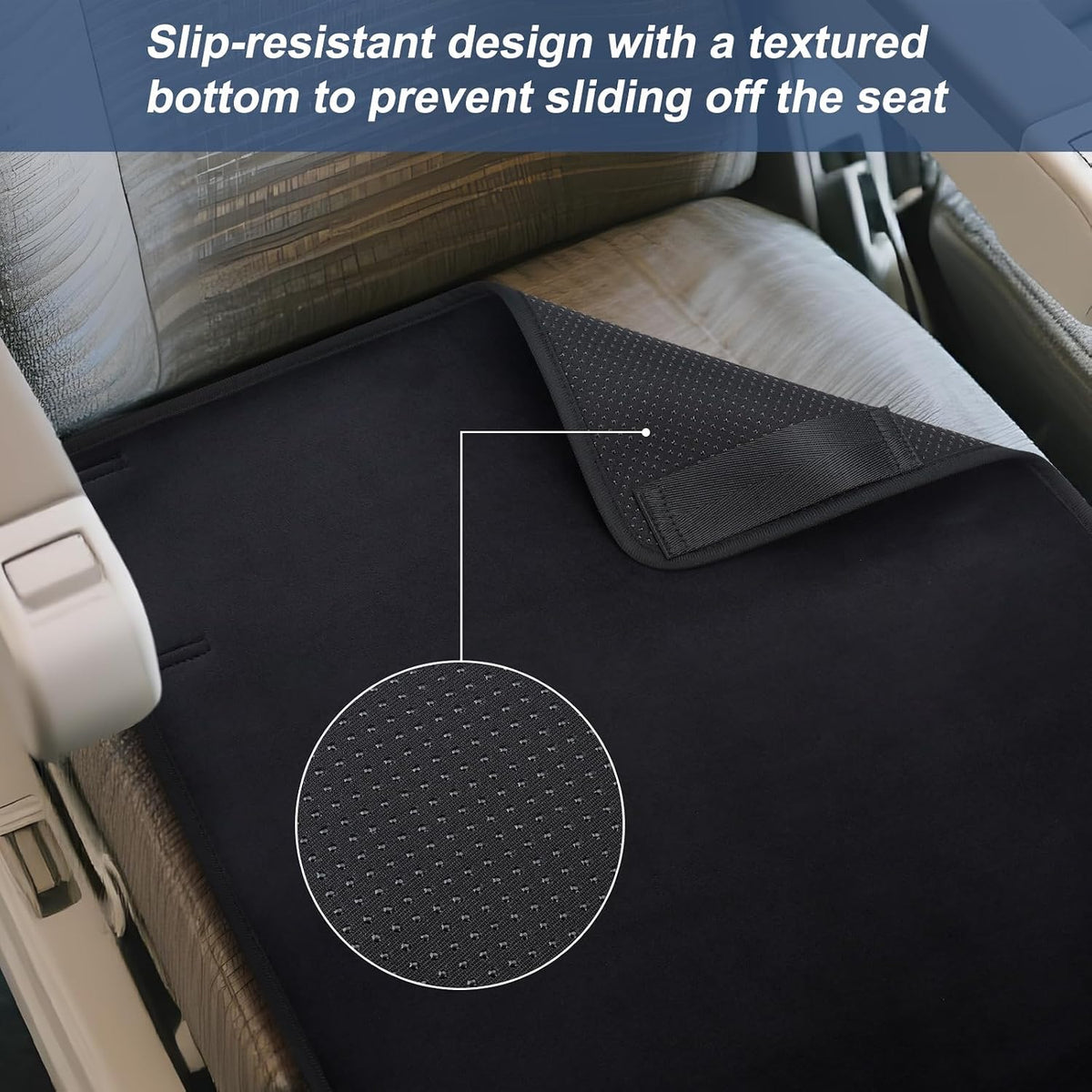 Toddler Airplane Bed | Kids Airplane seat Extender | Easy to Install for ariplane, Train, Cars | Kids Airplane Travel Essentials | Foot Rest Cushion (with Foot Pads)