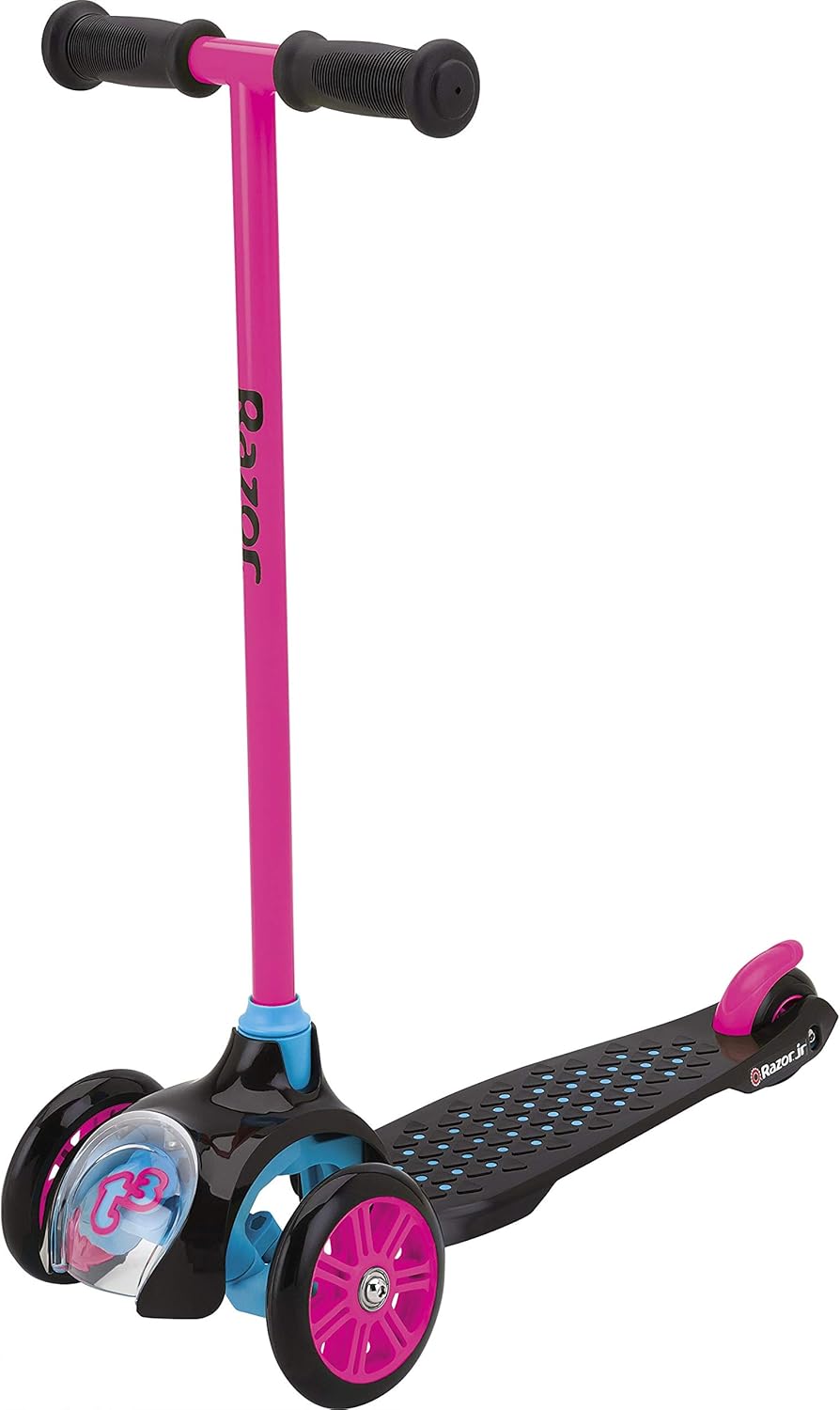 Razor Jr. T3 Kick Scooter for Kids 3+ | Lightweight Design with Advanced Tilt-to-Turn Technology, 48 lbs Max