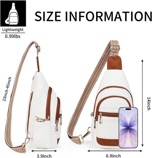 BIAVOI Crossbody Purse - Anti-Theft RFID Blocking Sling Bag for Women | Small Vegan Leather Travel Bag