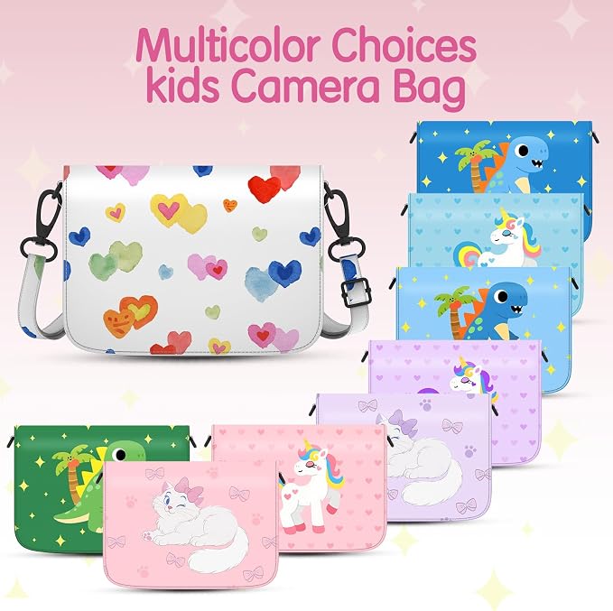 L LTGEM Kids Instant Print Camera Case Bag Compatible
