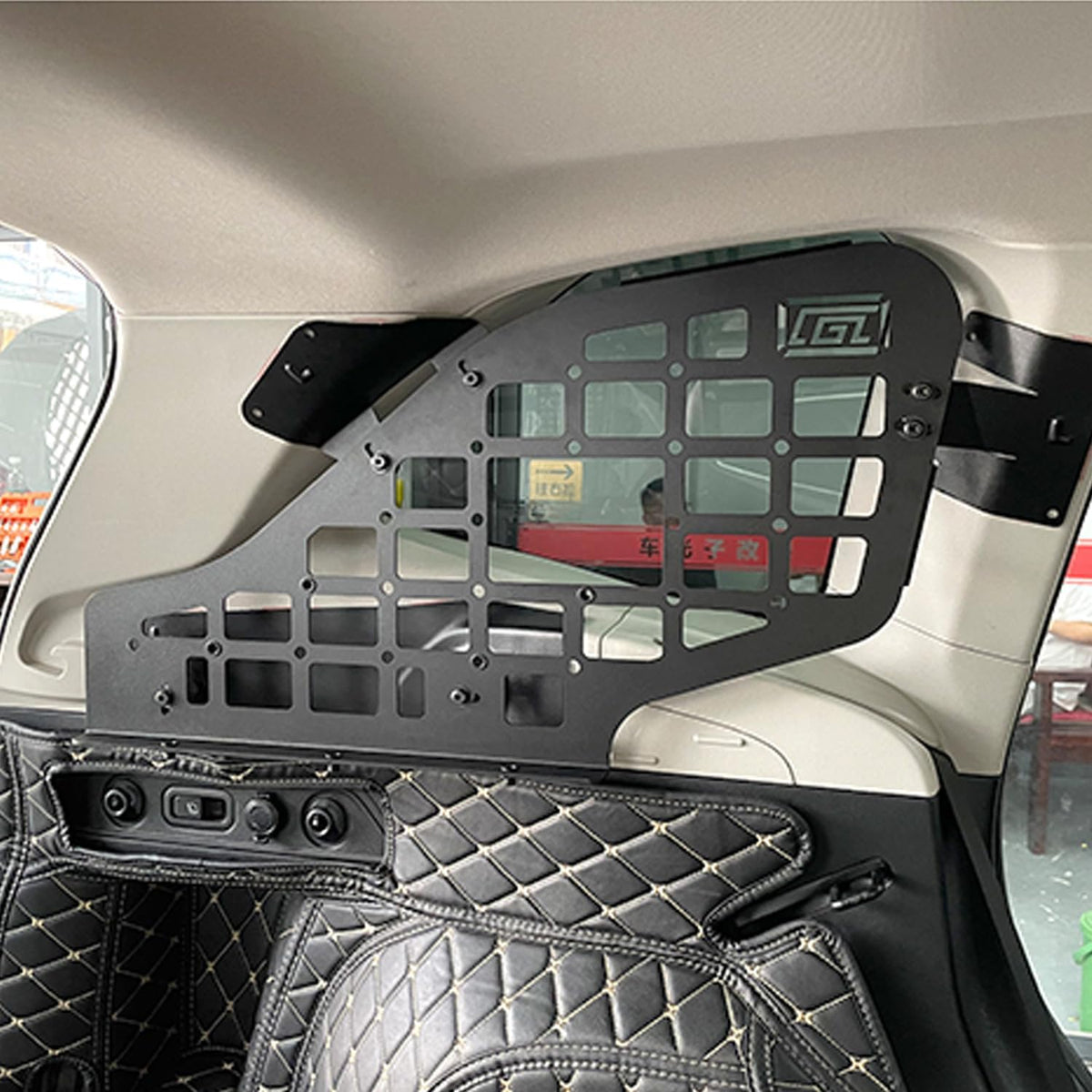 HIGH FLYING for Subaru Forester 2019-2024 Car Accessories Modular Storage Molle Panels System Trunk Shelf Luggage Storage Carrier Trunk Organizer Aluminum Alloy (Side Panels)