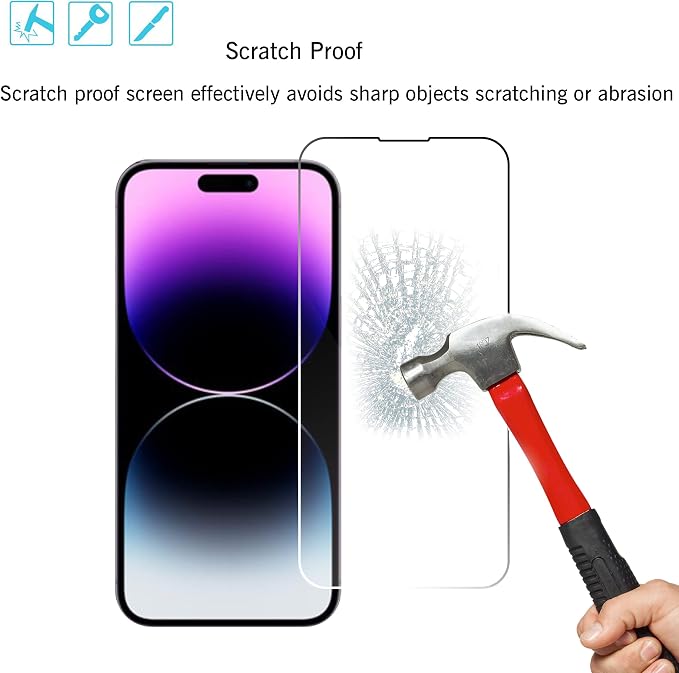 Ailun Screen Protector for iPhone 14 Plus/iPhone 14 Pro Max Display 3 Pack