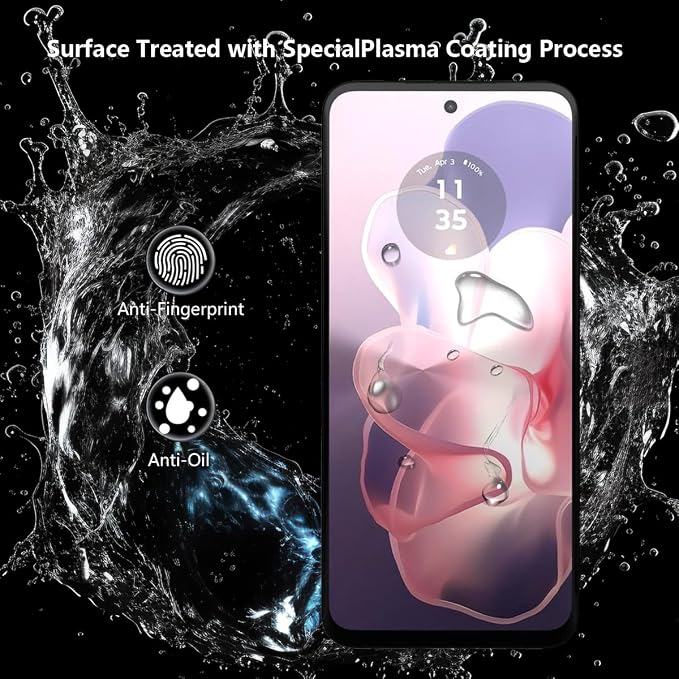 2 Pack Privacy Tempered Glass for Motorola Moto G Power 5G Screen Protector