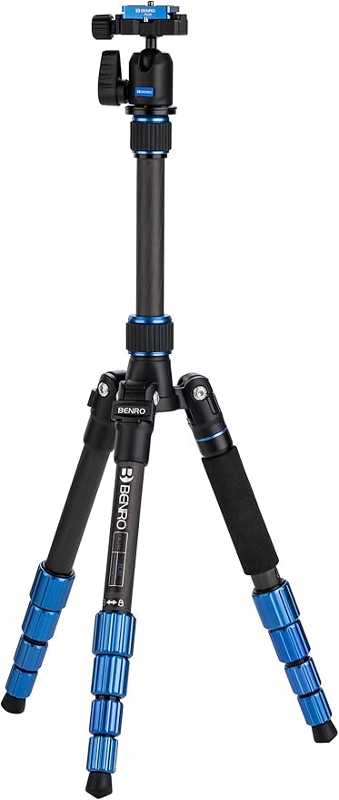Benro Slim Travel FSL09CN00 Carbon Fiber Tripod Kit – Lightweight 5-Section