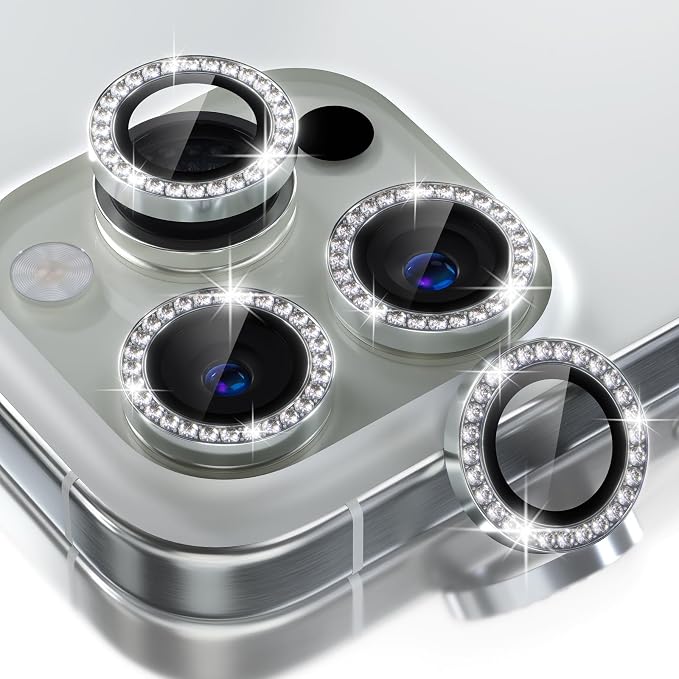 Choiche Compatible for iPhone 16 Pro/iPhone 16 Pro Max Camera Lens Protector
