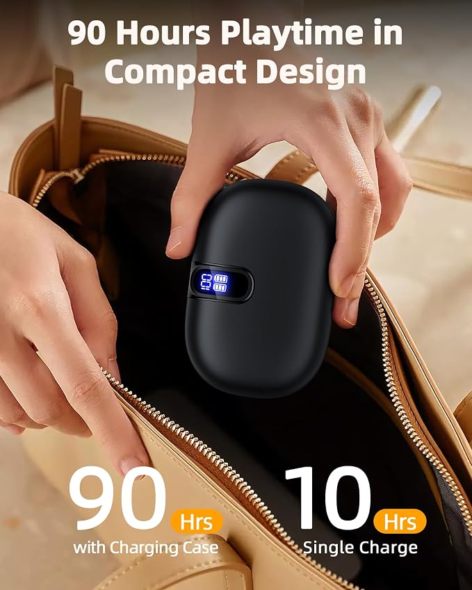 AI Translation Earbuds Real Time 164 Languages Translator Ear Buds 90H Playtime