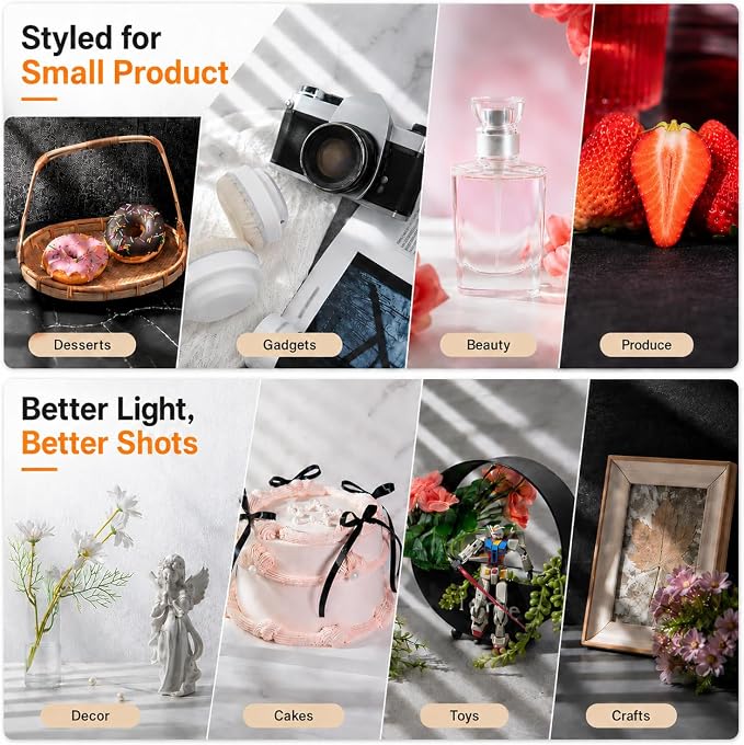 10Pcs 20Patterns Product Photography Backdrops Kit, Photo Backdrop Board