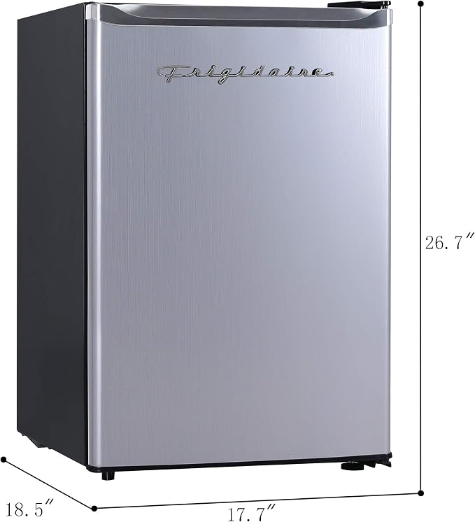 Frigidaire EFR285-6COM, 2.5 cu ft Refrigerator, Stainless Steel Door, Platinum Series