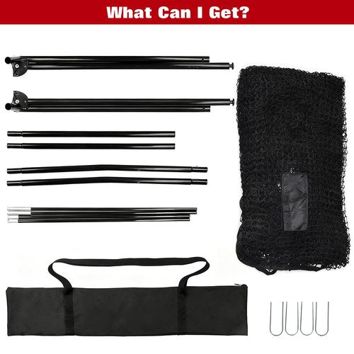 10x7 FT Golf Practice Net, Golf Hitting Nets for Backyard, Includes Carry Bag, Portable Training Golfs Equipmet Perfect for Swing and Chipping