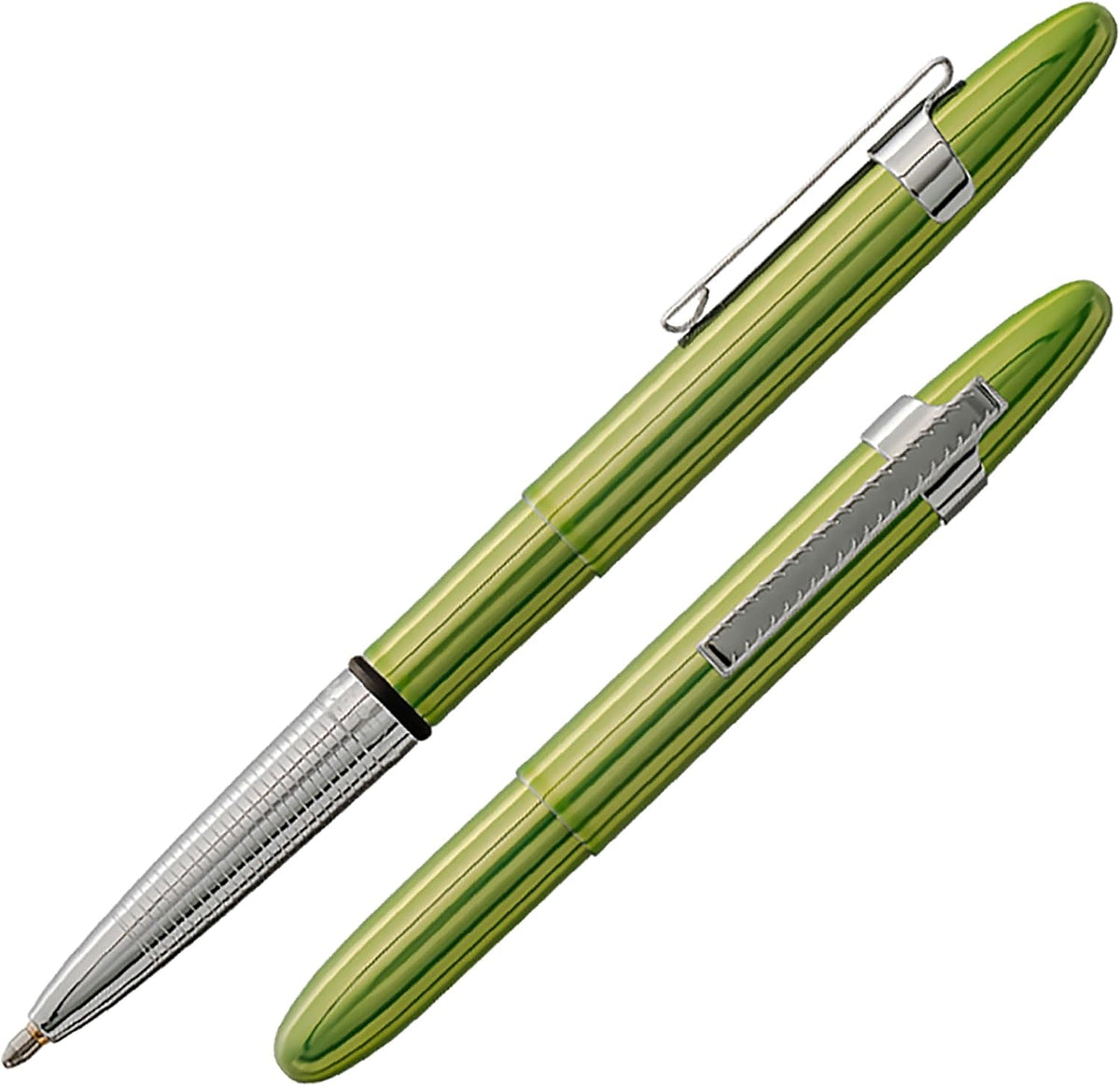 Fisher Space Pen Matte Black Pressurized Ballpoint Bullet Pen, Gift Box | Compact Size, Writes Upside Down and in Extreme Temperatures, Black Ink, Medium Point, Pocket Clip, Made in the USA
