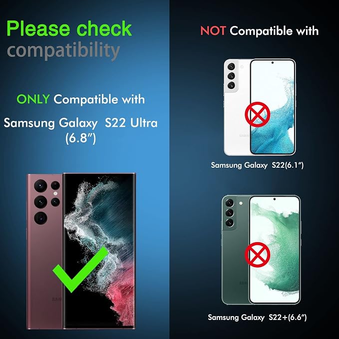 IMBZBK for Samsung Galaxy S22 Ultra 5G Screen Protector, 3 Flexible TPU Film