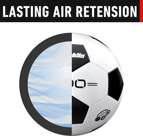 Franklin Sports Soccer Balls - Youth & Adult Sizes 3, 4, 5 - Black & White - Single or Bulk Packs