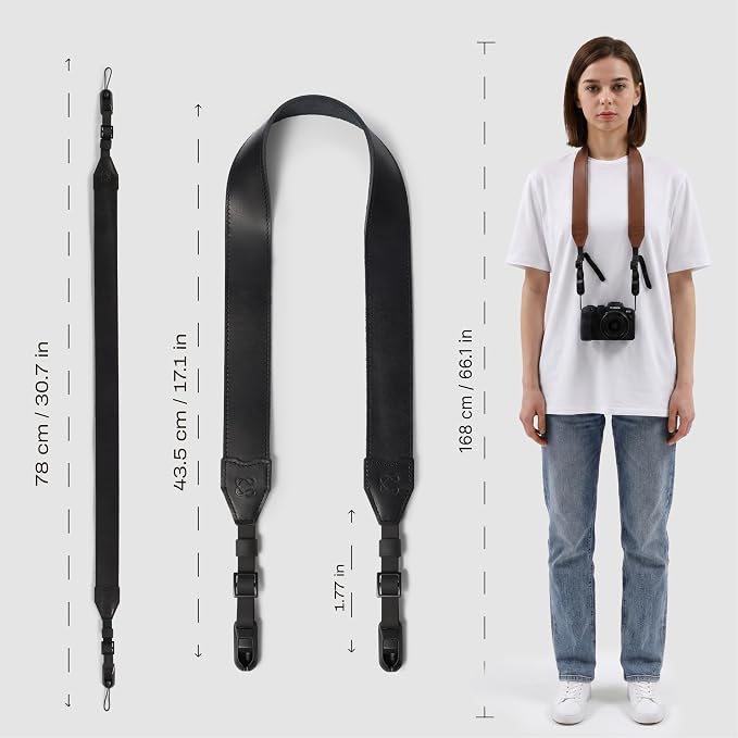 C Coiro Classic Leather Camera Strap